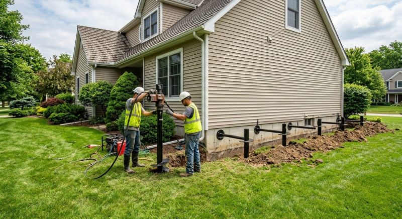 Our team working on Concrete Installation projects in Hayward, WI