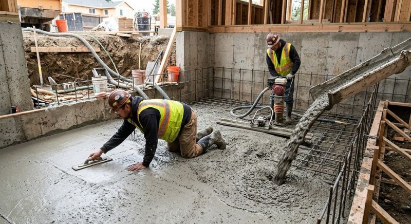 Basement Concrete Installation in Radisson, WI