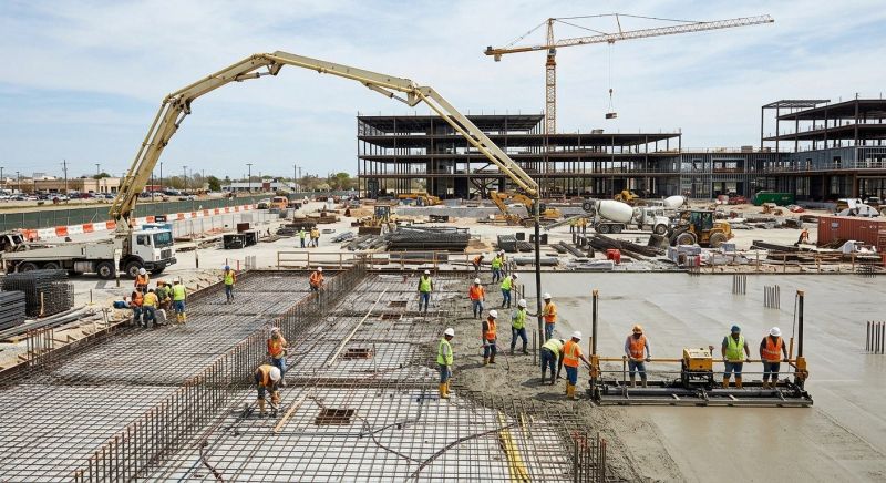 Commercial Slab Construction in Radisson, WI