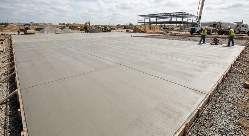 Commercial Slab Installation in Hayward, WI