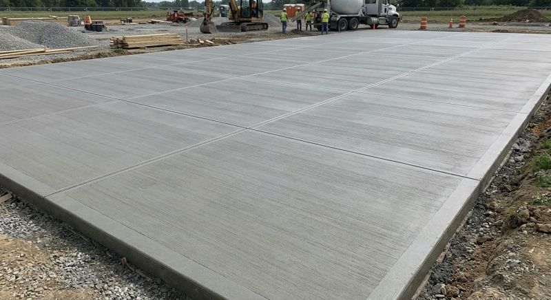 Commercial Slab Installation in Radisson, WI