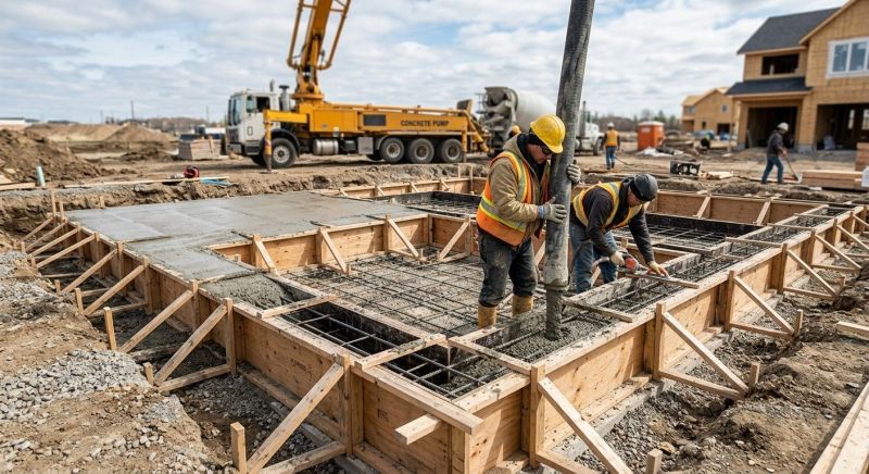 Concrete Foundation Installation in Hayward, WI