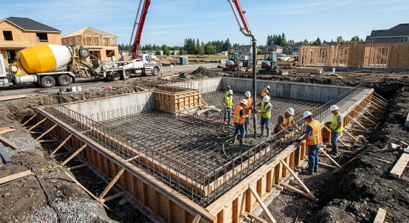 Concrete Foundation Installation in Minong, WI