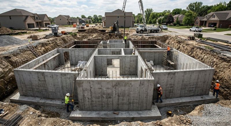 Concrete Foundation Installation in Minong, WI