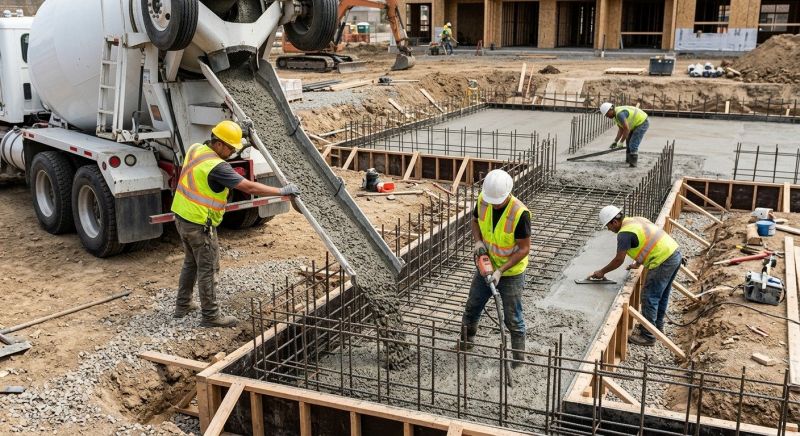 Foundation Pouring in Hayward, WI