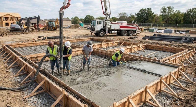 Foundation Wall Pouring in Minong, WI