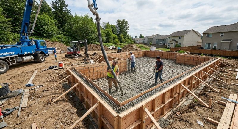 Concrete Foundation Installation in Radisson, WI